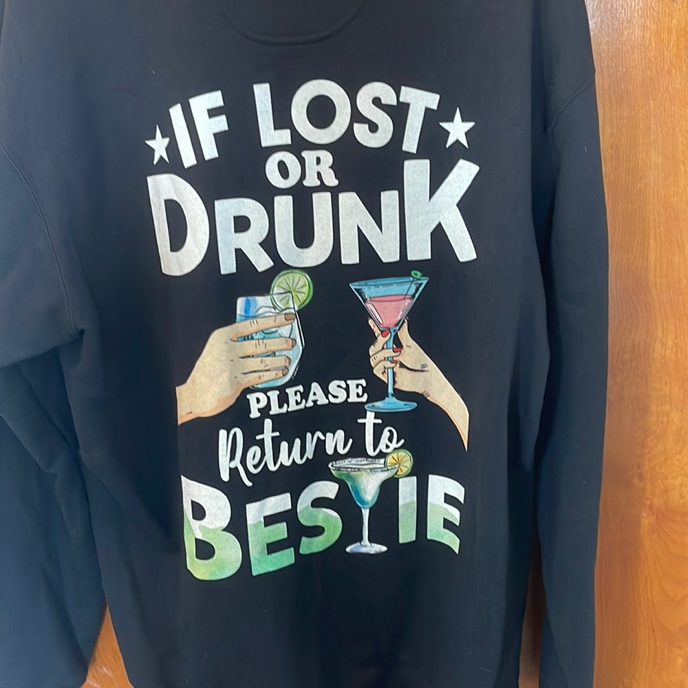 Womens black xl hoodie